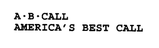 A-B-CALL AMERICA'S BEST CALL logo