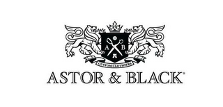 A B CUSTOM CLOTHIERS ASTOR & BLACK logo