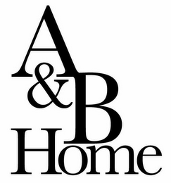 A & B HOME logo