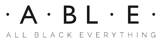 · A · B L · E · ALL BLACK EVERYTHING logo