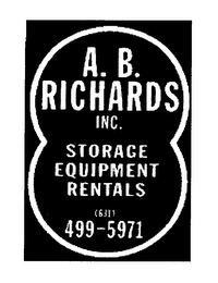 A. B. RICHARDS INC. STORAGE EQUIPMENT RENTALS (631) 499-5971 logo