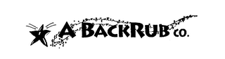 A BACKRUB CO. logo