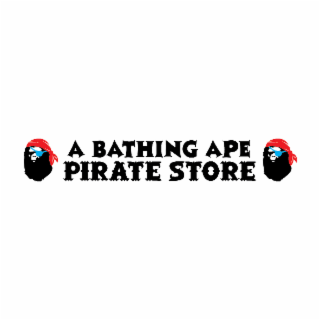 A BATHING APE PIRATE STORE logo