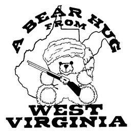 A BEAR HUG FROM WEST VIRGINIA logo