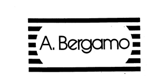 A. BERGAMO logo