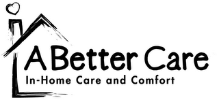 A BETTER CARE IN-HOME CARE AND COMFORT logo