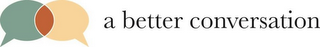 A BETTER CONVERSATION logo