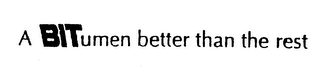 A BITUMEN BETTER THAN THE REST logo