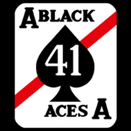 A BLACK ACES A 41 logo