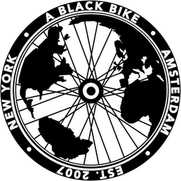 A BLACK BIKE · EST. 2007 · NEW YORK · AMSTERDAM · logo