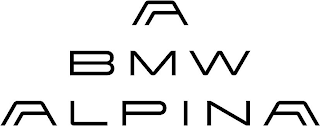 A BMW ALPINA logo