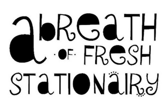 A BREATH OF FRESH STATIONAIRY logo