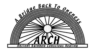 A BRIDGE BACK TO ONENESS ARCH ANCIENT RAINBOW CONSCIOUS HEALING logo