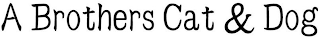 A BROTHERS CAT & DOG logo