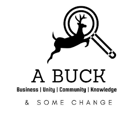 A BUCK & SOME CHANGE BUSINESS UNITY COMMUNITY KNOWLEDGE logo