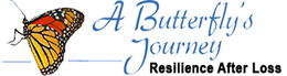 A BUTTERFLY'S JOURNEY RESILIENCE AFTER LOSS logo