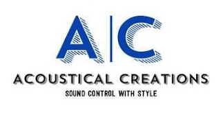 A C  ACOUSTICAL CREATIONS SOUND CONTROL WITH STYLE logo
