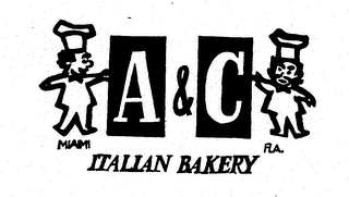 A & C MIAMI FLA. ITALIAN BAKERY logo