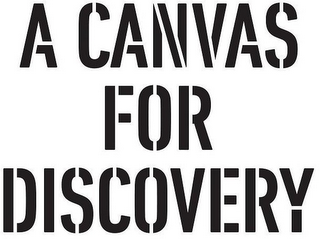 A CANVAS FOR DISCOVERY logo