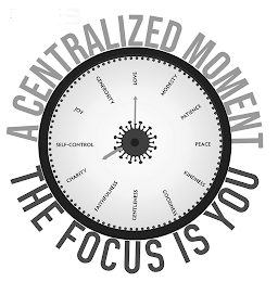 A CENTRALIZED MOMENT THE FOCUS IS YOU LOVE MODESTY PATIENCE PEACE KINDNESS GOODNESS GENTLENESS FAITHFULNESS CHARITY SELF-CONTROL JOY GENEROSITY logo