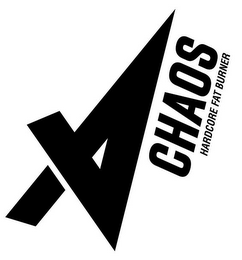 A CHAOS HARDCORE FAT BURNER logo