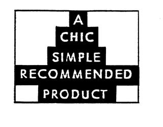 A CHIC SIMPLE RECOMMENDED PRODUCT logo