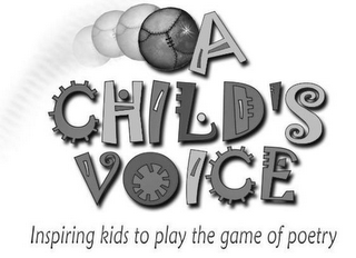 A CHID'S VOICE INSPIRING KIDS TO PLAY THE GAME OF POETRY logo