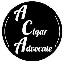 A CIGAR ADVOCATE logo