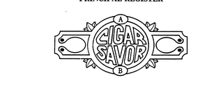 A CIGAR SAVOR B logo