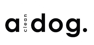 A CLEAN DOG. logo