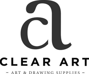 A CLEAR ART - ART & DRAWING SUPPLIES - logo
