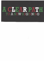 A CLEAR PATH TO A NEW BEGINNING logo