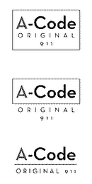 A-CODE ORGINAL 911 logo