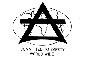 A COMMITTED TO SAFETY WORLD WIDE logo
