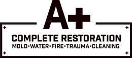 A+ COMPLETE RESTORATION MOLD WATER FIRE TRAUMA CLEANING logo