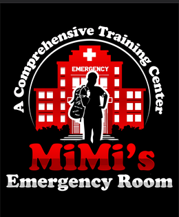 A COMPREHENSIVE TRAINING CENTER EMERGENCY ACLS BLS CPR FIRST AID INSTRUCTOR NCLEX PALS RN MIMI'S EMERGENCY ROOM logo
