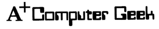 A+ COMPUTER GEEK logo