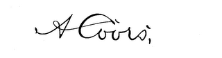 A COORS logo