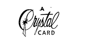 A CRYSTAL CARD logo