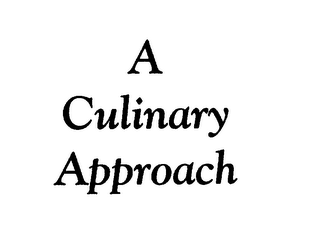 A CULINARY APPROACH logo