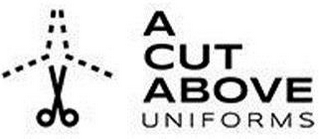 A CUT ABOVE UNIFORMS logo