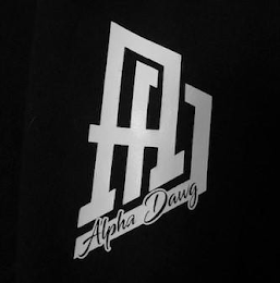 A D ALPHA DAWG logo