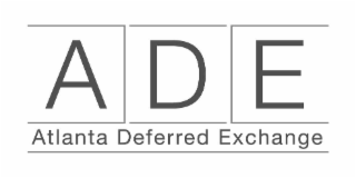 A D E ATLANTA DEFERRED EXCHANGE logo