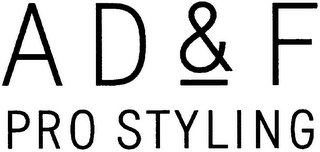 A D & F PRO STYLING logo