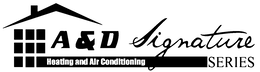 A & D  HEATING AND AIR CONDITIONING SIGNATURE SERIES logo