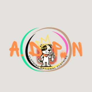 A. D. P. N CLOTHING OPTIONAL CLOTHING logo