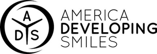A D S AMERICA DEVELOPING SMILES logo