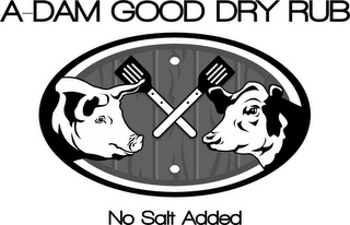 A-DAM GOOD DRY RUB NO SALT ADDED logo