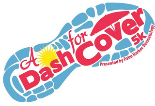 A DASH FOR COVER 5K PRESENTED BY PALM HARBOR DERMATOLOGY logo