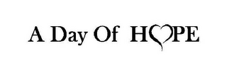 A DAY OF HOPE logo